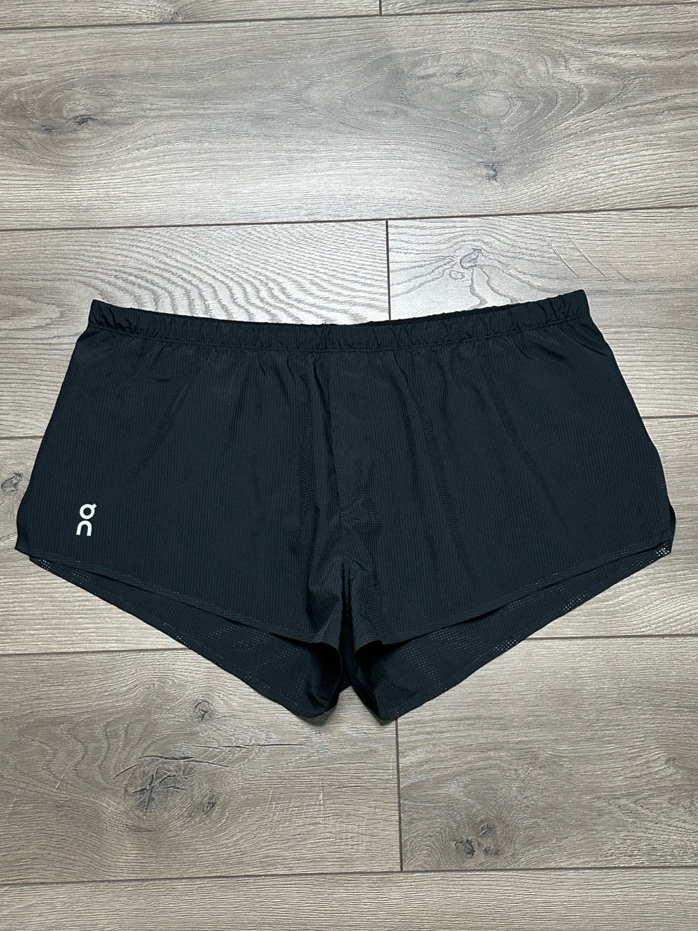On Running Race Shorts Lined Black Size XL